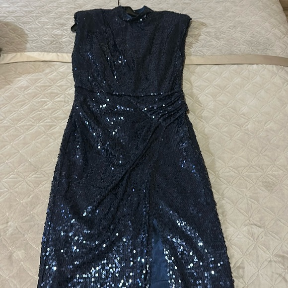 ITMFL High Neck Sequence Dress - Picture 2 of 6